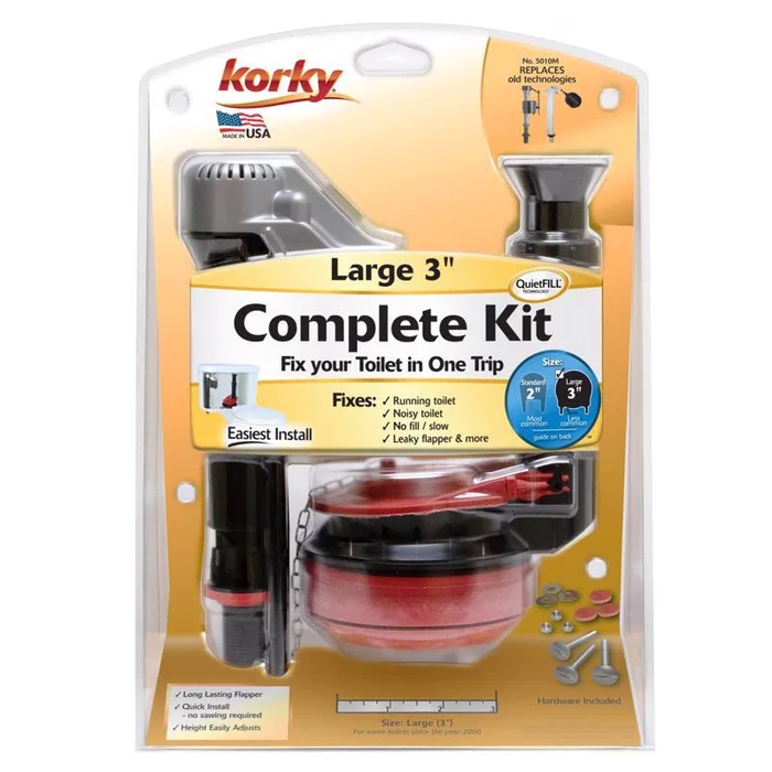 Korky Complete Flush Valve and Flapper Repair Kit