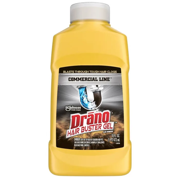 Drano Commercial Gel Hair Clog Remover 16 oz (Pack of 6)