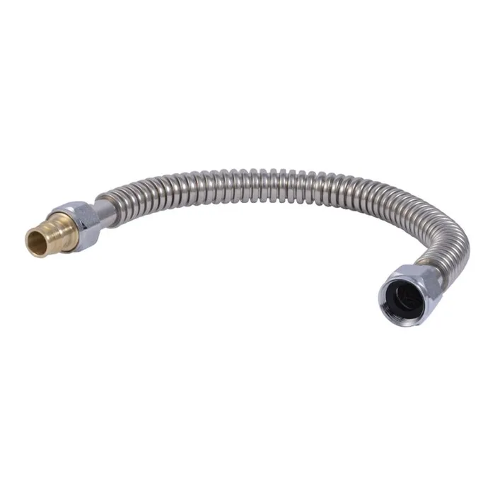 SharkBite 3/4 in. FIP each X 3/4 in. D FIP 18 in. Stainless Steel Water Heater Supply Connector