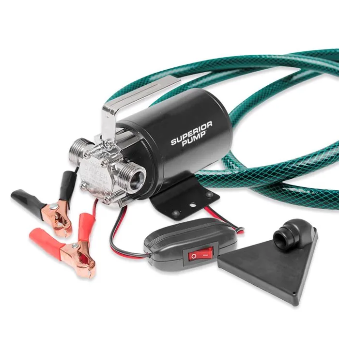 Superior Pump 1/10 HP 5.5 gpm Steel Switchless Switch DC Transfer Pump