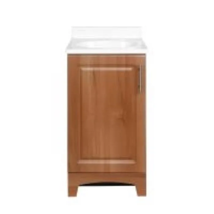 Royal Cabinets Single Oak Amati Bathroom Vanity 18 in. W X 17 in. D X 33.5 in. H