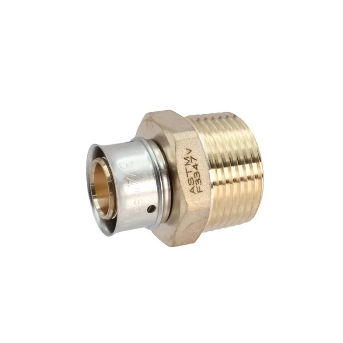 SharkBite PEX Press 3/4 in. Press each X 1 in. D MNPT each Brass Male Adapter