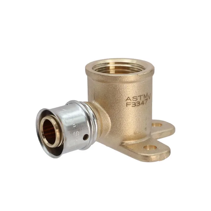 SharkBite PEX Press 1/2 in. Press each X 1/2 in. D FNPT each Brass Drop Ear Elbow