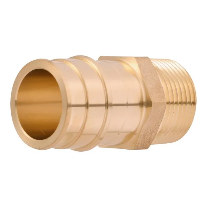 SharkBite PEX-A 1 in. Expansion PEX each X 3/4 in. D MNPT each Brass Expansion Pex Male Adapter