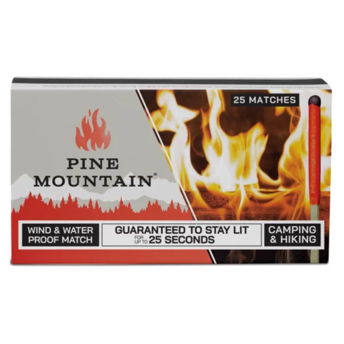 Pine Mountain 3 in. L Matches 25 pc (Pack of 12)