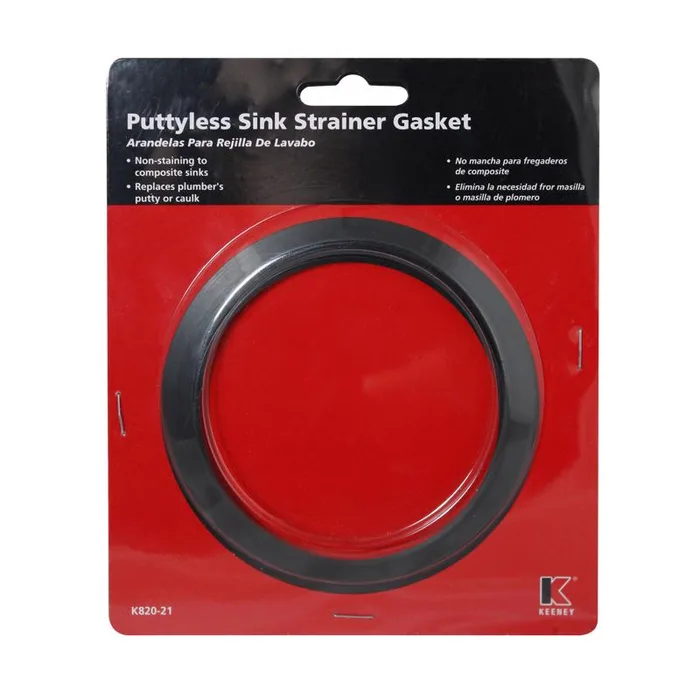 Keeney Plumb Pak Rubber 3 3/8 in. D X 3 5/8 in. D Gasket