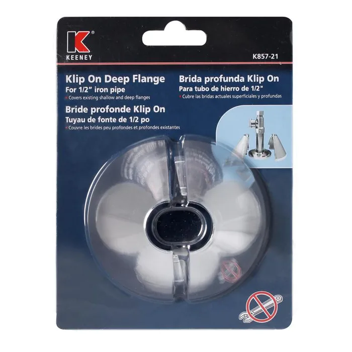 Plumb Pak Chrome Plated Plastic Deep Flange