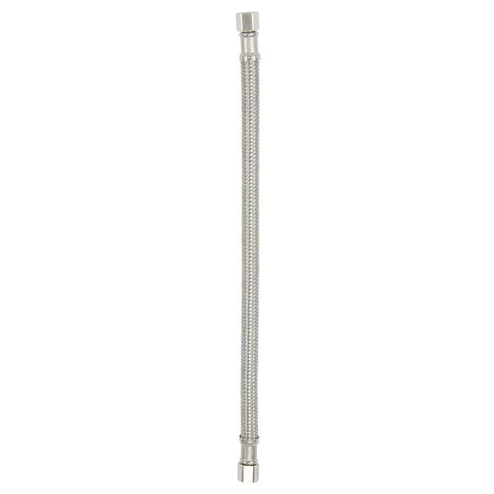 Plumb Pak 1/4 in. Compression each X 1/4 in. D Compression 12 in. Stainless Steel Ice Maker Supply L