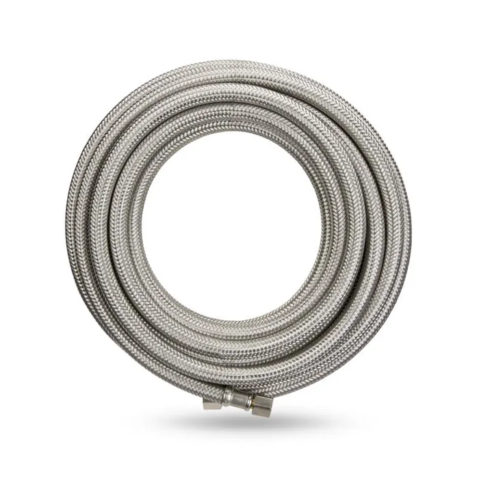 Plumb Pak 1/4 in. Compression Sizes X 1/4 in. D Compression 20 ft. Stainless Steel Ice Maker Supply