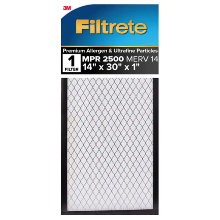 Filtrete 14 in. W X 30 in. H X 1 in. 14 MERV Pleated Air Filter (Pack of 4)