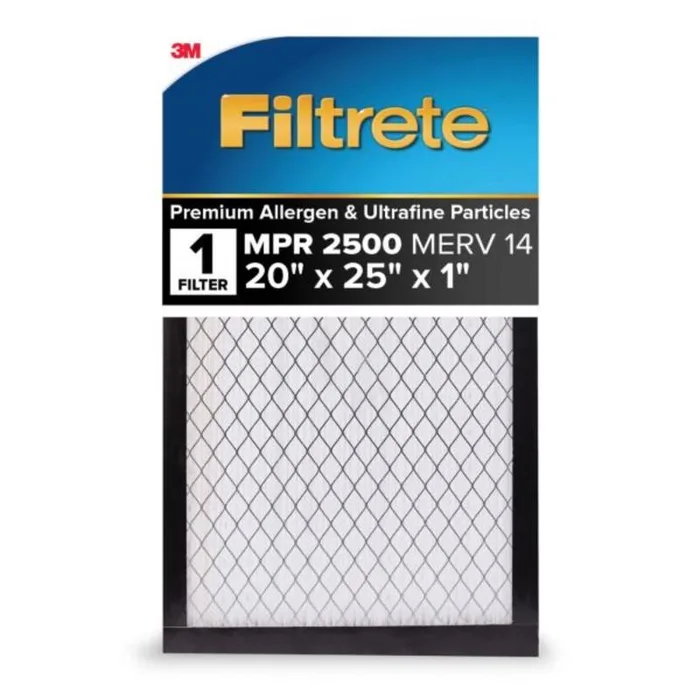 Filtrete 25 in. W X 20 in. H X 1 in. 14 MERV Pleated Air Filter (Pack of 4)