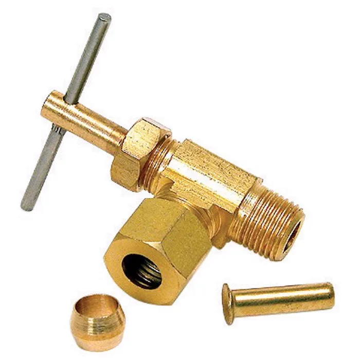 Dial 1/4 in. 1/8 in. Brass Needle Valve (Pack of 10)