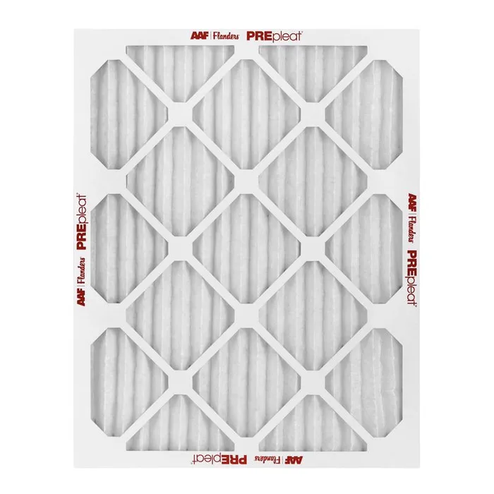 AAF Flanders Prepleat LPD SC M10 16 in. W X 20 in. H X 2 in. Synthetic 8 MERV Pleated Air Filter 1 p (Pack of 12)