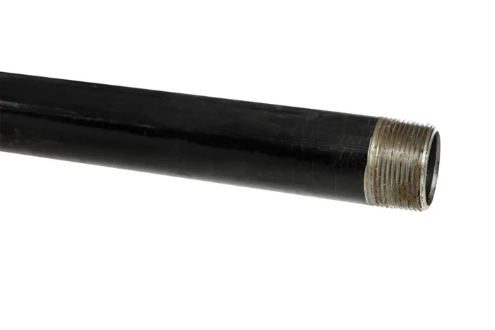 BK Products Southland 1-1/4 in. D X 60 in. L Black Steel Pre-Cut Pipe