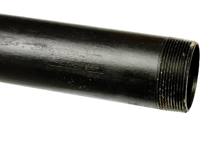 BK Products Southland 2 in. D X 60 in. L Black Steel Pre-Cut Pipe