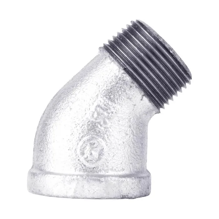 STZ Industries 1-1/2 in. FIP each X 1-1/2 in. D MIP Galvanized Malleable Iron 45 degree Street Elbow