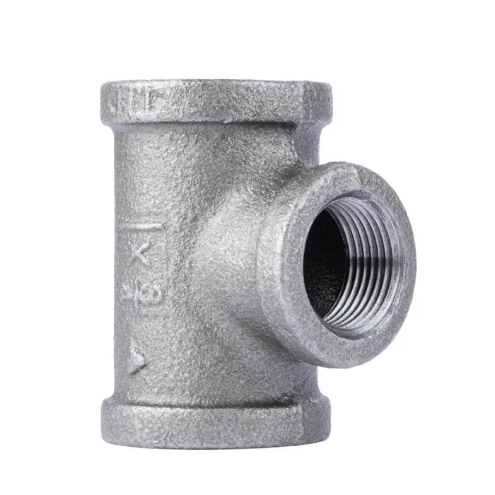 STZ Industries 1 in. FIP each X 1 in. D FIP 3/4 in. D FIP Black Malleable Iron Reducing Tee