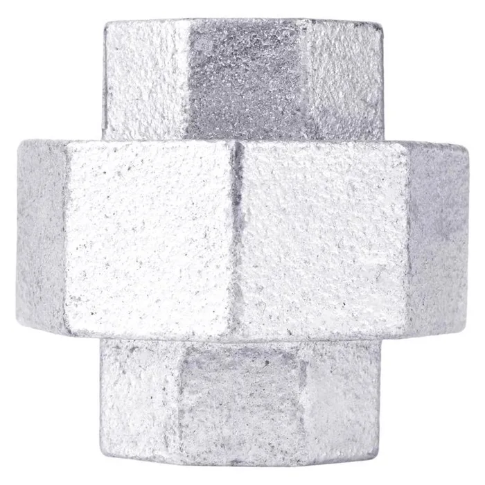 STZ Industries 1/4 in. FIP each X 1/4 in. D FIP Galvanized Malleable Iron Union