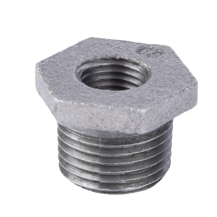 STZ Industries 1/2 in. MIP each X 1/4 in. D FIP Black Malleable Iron Hex Bushing (Pack of 5)