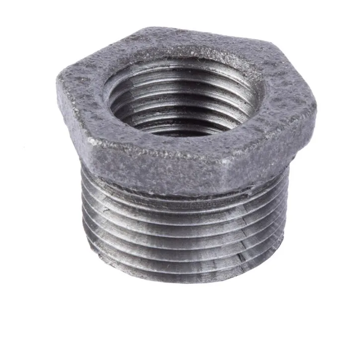 STZ Industries 3/4 in. MIP each X 1/2 in. D FIP Black Malleable Iron Hex Bushing (Pack of 5)