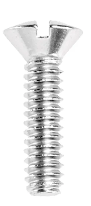 Danco No. 10-24 X 3/4 in. L Slotted Oval Head Chrome-Plated Brass Faucet Handle Screw 1 pk (Pack of 5)