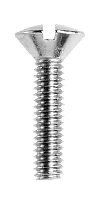 Danco No. 8-32 X 3/4 in. L Slotted Oval Head Chrome-Plated Brass Faucet Handle Screw 1 pk (Pack of 5)