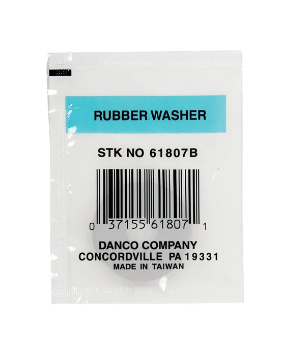 Danco 3/8 in. D Rubber Washer 1 pk (Pack of 5)