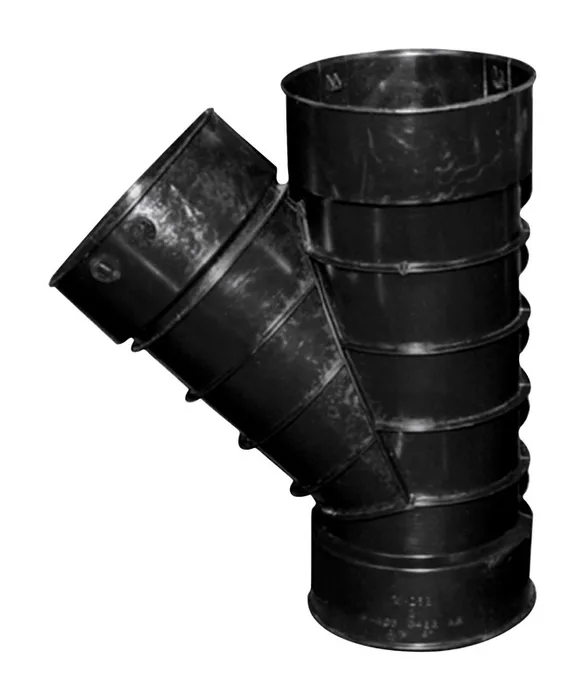 Advanced Drainage Systems Schedule 40 3 in. Snap X 3 in. D Snap Polyethylene 10 in. Wye 1 pk