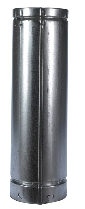 Selkirk 5 in. D X 18 in. L Aluminum Round Gas Vent Pipe (Pack of 6)