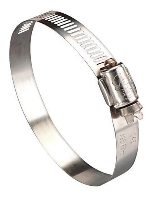 Ideal Tridon Hy Gear 1-1/16 in to 2 in. SAE 24 Silver Hose Clamp Stainless Steel Band (Pack of 10)