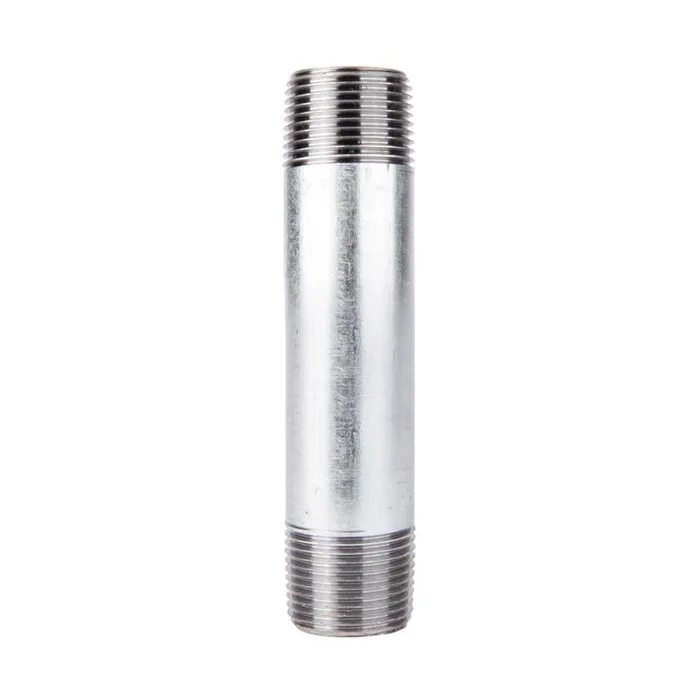 STZ Industries 3/8 in. MIP each X 3/8 in. D MIP Galvanized Steel 4-1/2 in. L Nipple (Pack of 5)