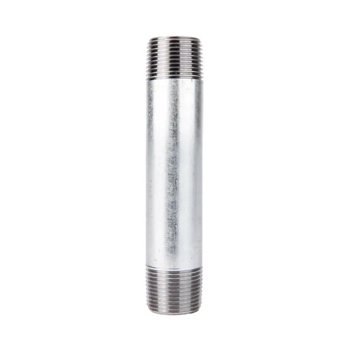 STZ Industries 3/8 in. MIP each X 3/8 in. D MIP Galvanized Steel 5 in. L Nipple (Pack of 5)