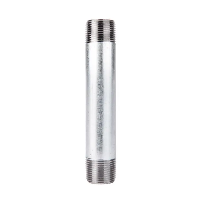 STZ Industries 3/8 in. MIP each X 3/8 in. D MIP Galvanized Steel 5-1/2 in. L Nipple (Pack of 5)
