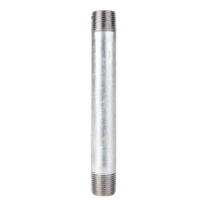STZ Industries 1/2 in. MIP each X 1/2 in. D MIP Galvanized Steel 6 in. L Nipple (Pack of 5)