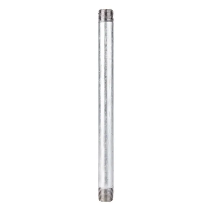 STZ Industries 1/2 in. MIP each X 1/2 in. D MIP Galvanized Steel 10 in. L Nipple
