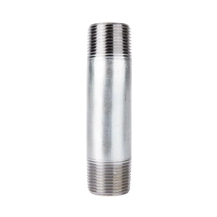 STZ Industries 1-1/2 in. MIP each X 1-1/2 in. D MIP Galvanized Steel 5 in. L Nipple