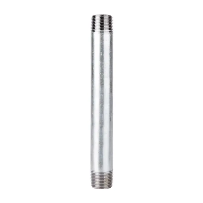STZ Industries 2 in. MIP each X 2 in. D MIP Galvanized Steel 10 in. L Nipple