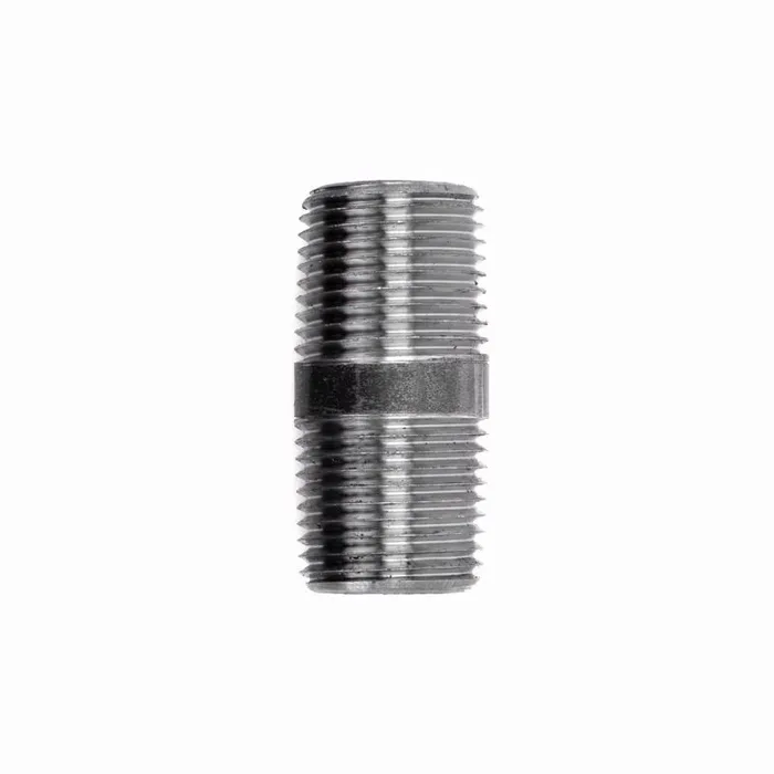 STZ Industries 1/4 in. MIP each X 1/4 in. D MIP Black Steel 1-1/2 in. L Nipple (Pack of 5)