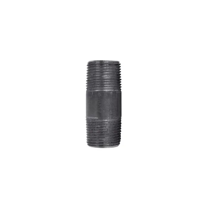 STZ Industries 3/4 in. MIP each X 3/4 in. D MIP Black Steel 2-1/2 in. L Nipple (Pack of 5)