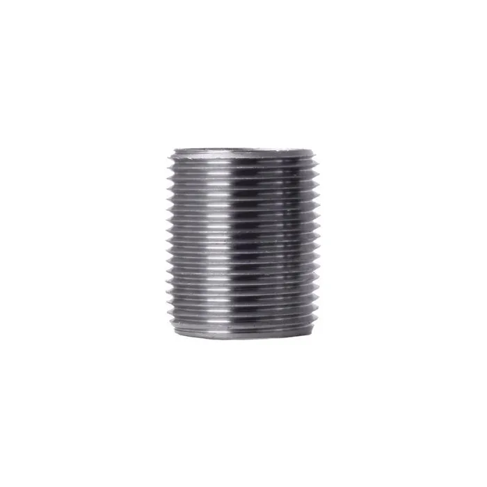 STZ Industries 1 in. MIP each X 1 in. D MIP Black Steel Close Nipple (Pack of 5)