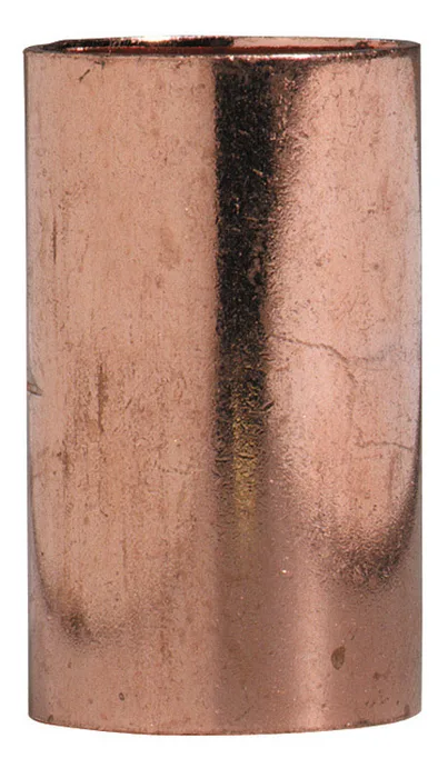 NIBCO 1/2 in. Sweat X 1/2 in. D Sweat Copper Coupling with Stop 1 pk (Pack of 25)