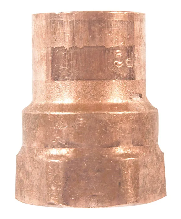 NIBCO 3/4 in. Copper X 3/4 in. D FIP Copper Pipe Adapter 1 pk (Pack of 10)