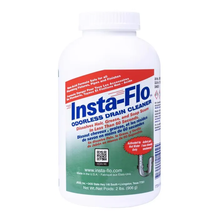 Insta-Flo Crystals Drain Cleaner 2 lb (Pack of 6)