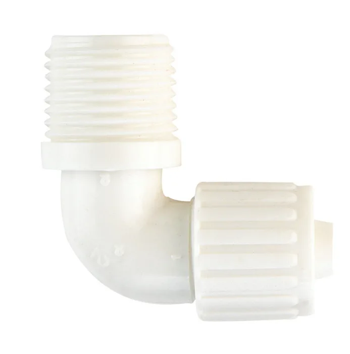 Flair-It 3/8 in. PEX X 1/2 in. D MPT Plastic Elbow