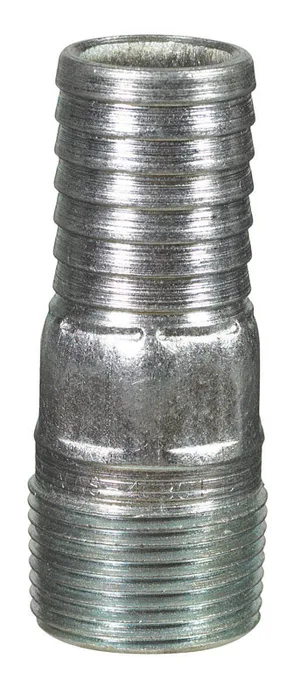 STZ Industries 1 in. Barb X 1 in. D MPT Galvanized Steel Adapter