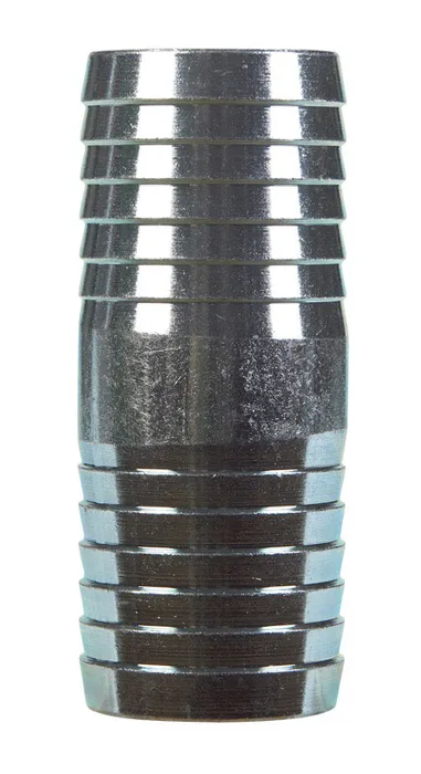 STZ Industries 1-1/4 in. Barb X 1-1/4 in. D Barb Galvanized Steel Coupling