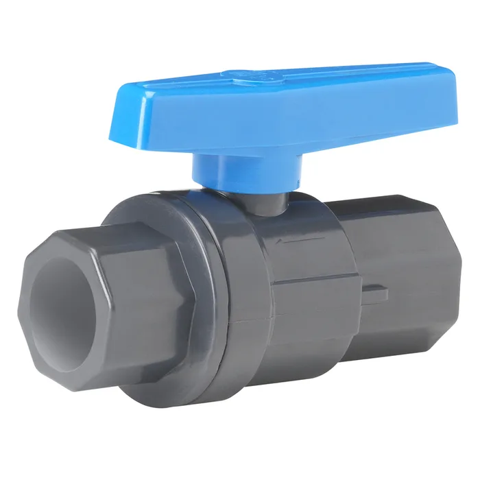 Homewerks 1-1/4 in. PVC Slip Ball Valve Full Port Quarter-Turn Lever For Potable Water