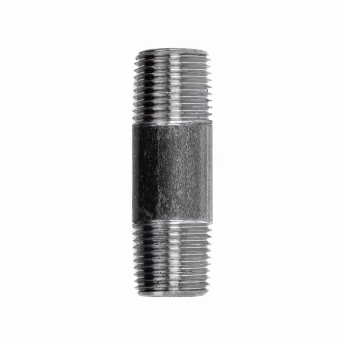 STZ Industries 1/8 in. MIP each X 1/8 in. D MIP Black Steel 2-1/2 in. L Nipple (Pack of 5)