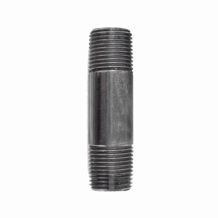 STZ Industries 1/8 in. MIP each X 1/8 in. D MIP Black Steel 3 in. L Nipple (Pack of 5)