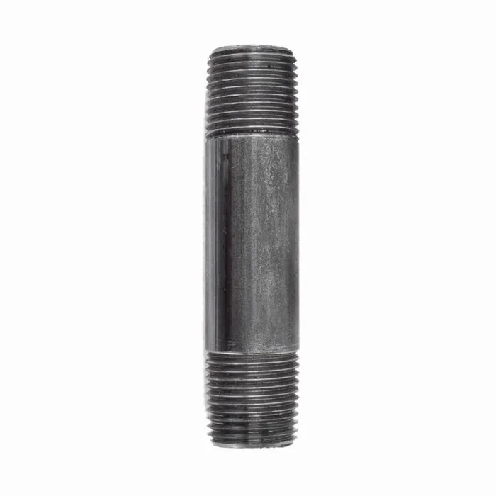 STZ Industries 1/8 in. MIP each X 1/8 in. D MIP Black Steel 3-1/2 in. L Nipple (Pack of 5)